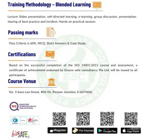 ISO 14001:2015 Internal Auditor Course @ensuresafe.sg