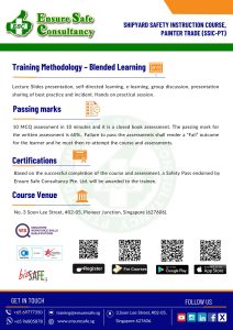 Shipyard Safety Instruction Course, Painter Trade (SSIC-PT) @ensuresafe.sg