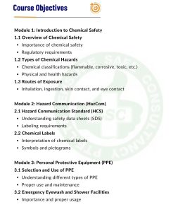 Chemical Safety Awareness Course