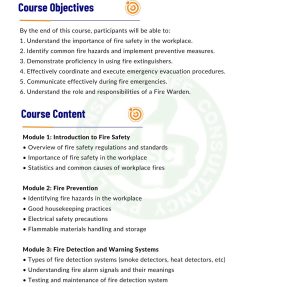 Fire Warden Course (FWC) @ensuresafe.sg 