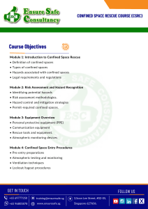 Confined Space Rescue Course (CSRC)