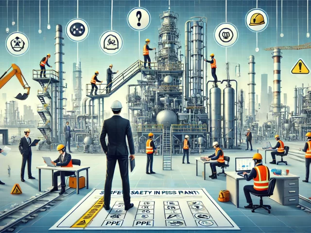 DALL·E 2024 07 24 14.43.12 A professional image depicting key aspects of Workplace Safety and Health in Process Plants AWSHPP in Singapore. The image should include a manager